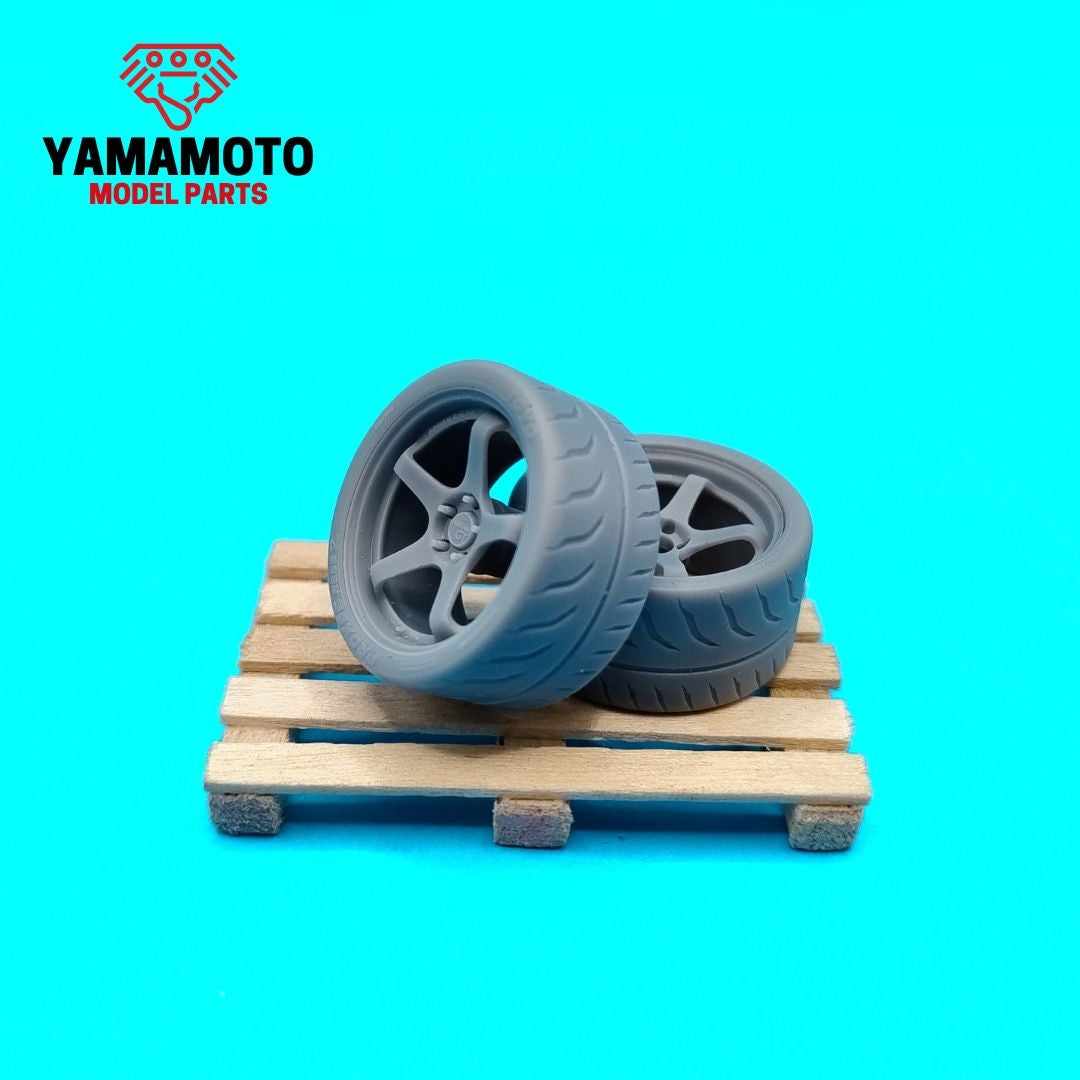 Yamamoto YMPRIM21 Advan Racing GT 4 18&amp;quot; + Tyres 1/24 – zdjęcie 3