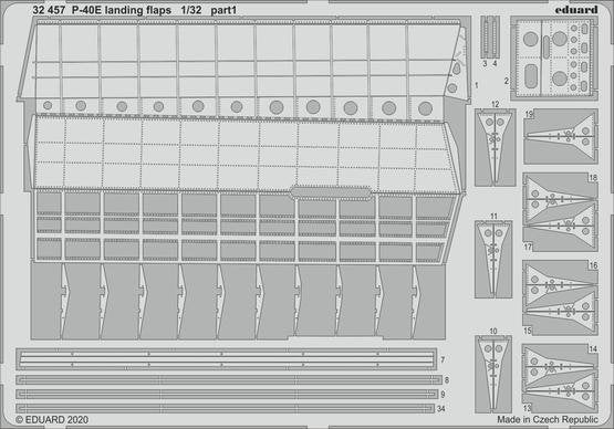 Eduard BIG33123 P-40E part II for Trumpeter 1/32 – zdjęcie 3