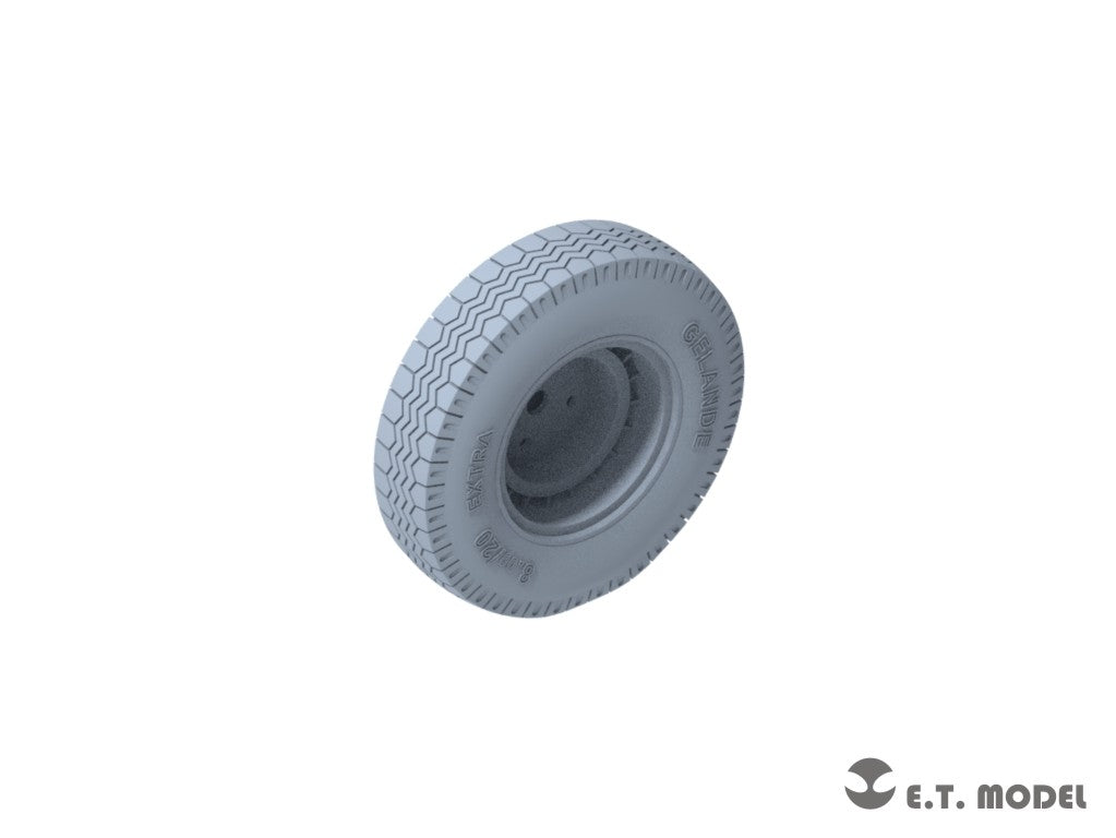E.T. Model P35-103 WWII German Sd.Kfz.234 Small Diameter Weighted Wheels Type.3 1/35 – zdjęcie 5