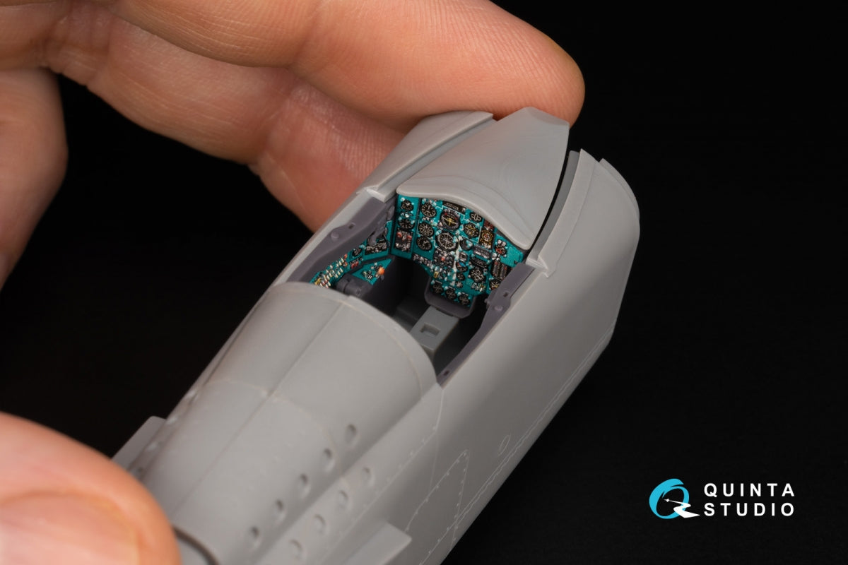 Quinta Studio QD+48557 MiG-25BM 3D-Printed &amp;amp; coloured Interior on decal paper (ICM) (with 3D-printed resin parts) 1/48 – zdjęcie 7