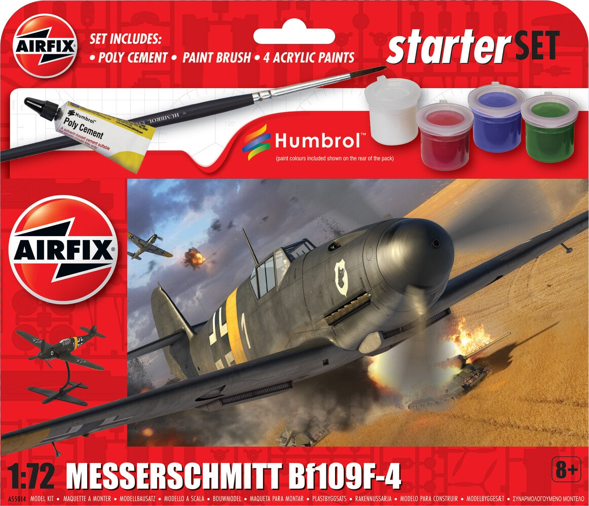 Airfix 55014 Starter Set - Messerschmitt Bf109F-4 1/72