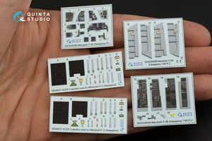 Quinta Studio QD48059 Mitsubishi F-2B 3D-Printed coloured Interior on decal paper (Hasegawa) 1/48 – zdjęcie 2