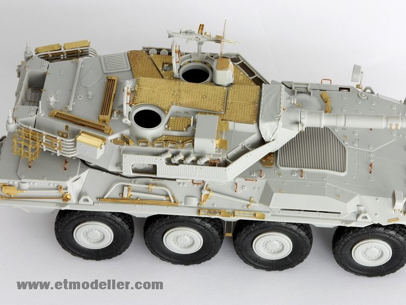 E.T. Model E35-003 Modern Spanish Army VRC-105 Centauro RCV (For TRUMPETER 00388) 1/35 – zdjęcie 11