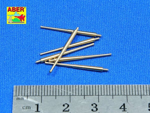 Aber 350L-10 Set of 6 pcs 155 mm barrels for Japanese ships Yamato and Musashi 1/350 – zdjęcie 2