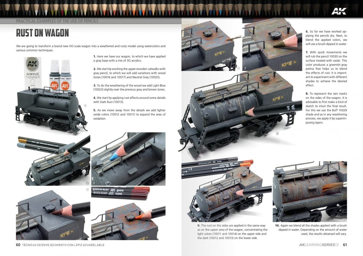 AK Interactive AK522 LEARNING 13: WEATHERING PENCIL TECHNIQUES – image 4
