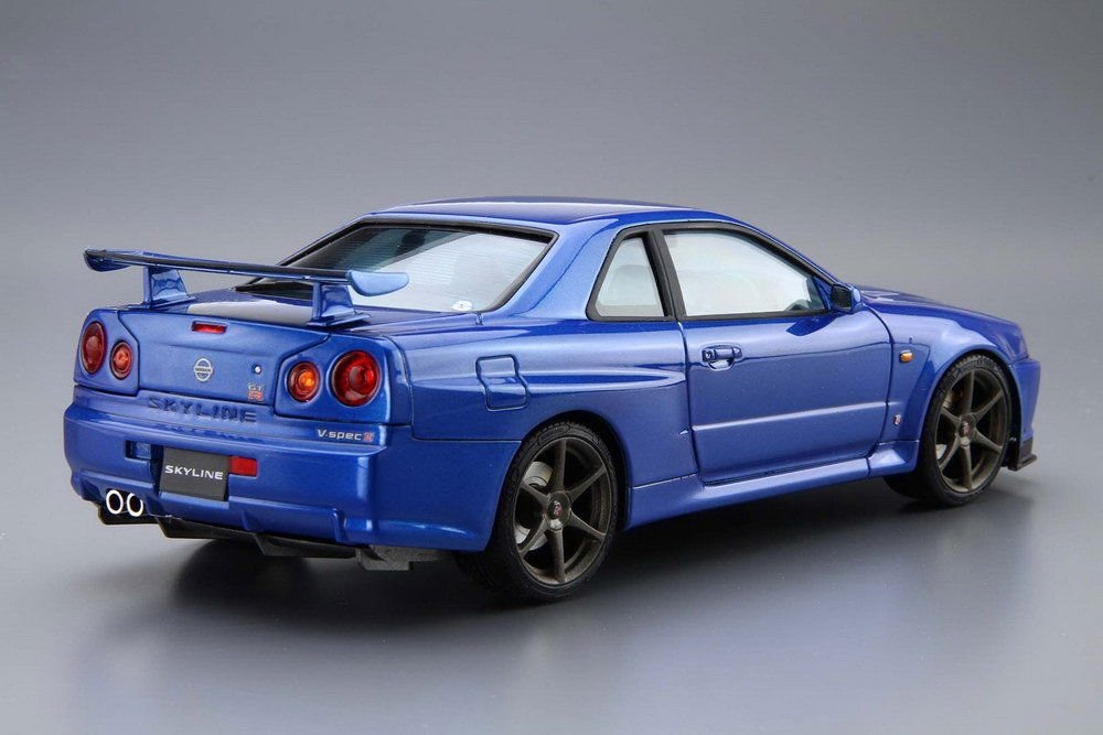 Aoshima 05159 NISSAN BNR34 SKYLINE GT-R V-specII 02 1/24 – zdjęcie 3