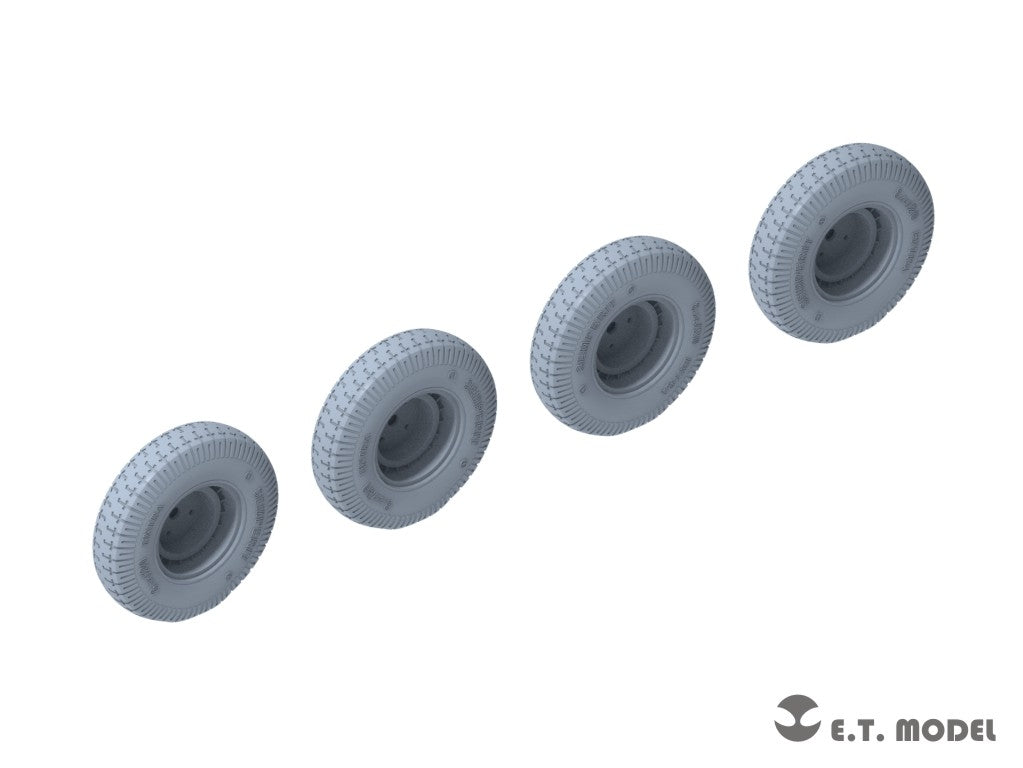 ET Model P35-106 WWII German Sd.Kfz.234 Large Diameter Weighted Wheels Type.6 1/35 – image 3