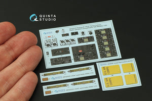 Quinta Studio QD32234 Boeing B-17E/F Radio operator&amp;#39;s compartment. 3D-Printed coloured Interior on decal paper (HK models) 1/32 – zdjęcie 3