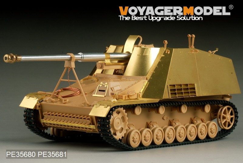 Voyager Model PE35680 WWII German Sd.Kfz. 164 Nashorn B ver include Gun barrel (For TAMIYA 35335) 1/35 – zdjęcie 4