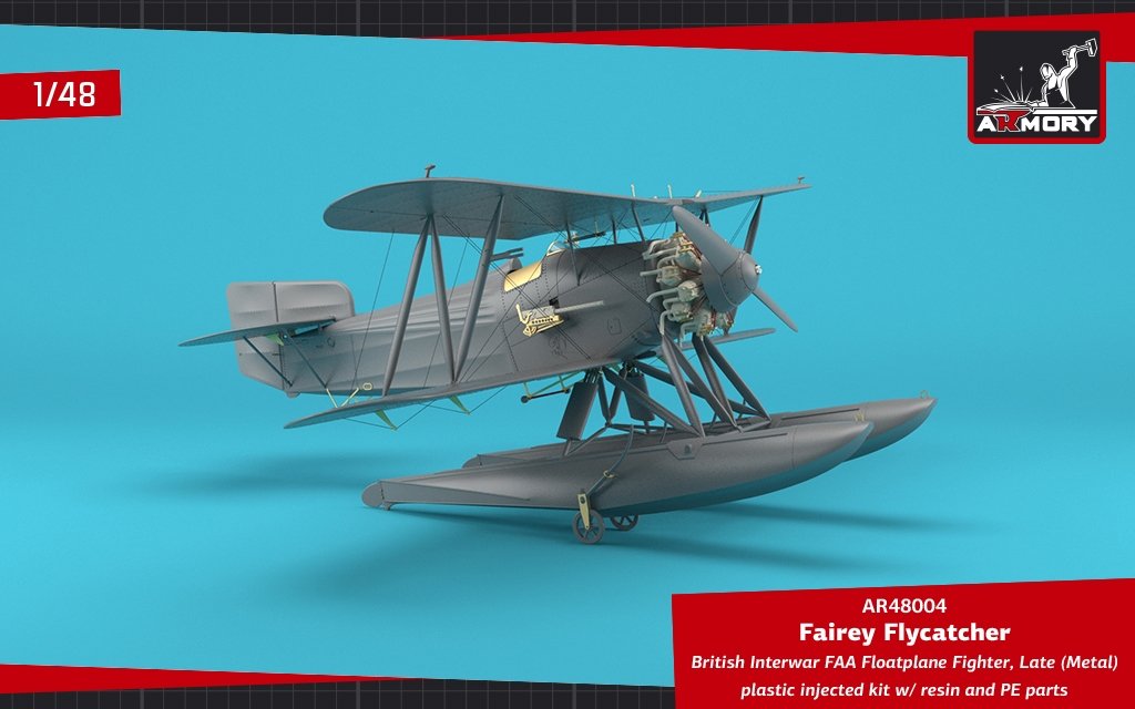 Armory Models 48004 Fairey Flycatcher British Interwar FAA Floatplane Fighter, Late (Metal) 1/48 – zdjęcie 16
