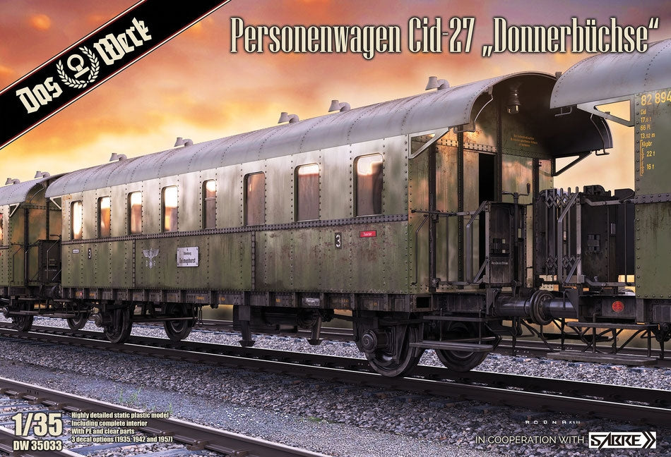 Das Werk DW35033 Personenwagen Cid-27 „Donnerbüchse“ 1/35