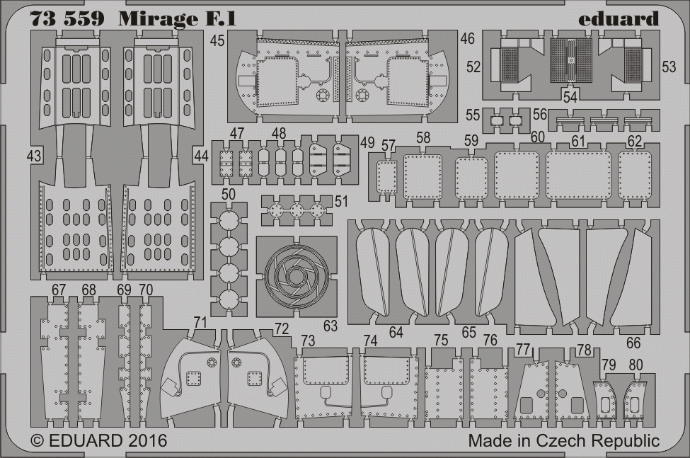 Eduard 73559 Mirage F.1 SPECIAL HOBBY 1/72 – zdjęcie 2