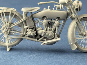 Copper State Models B32011 US Model J Military Motorcycle 1916-1918 1/32
