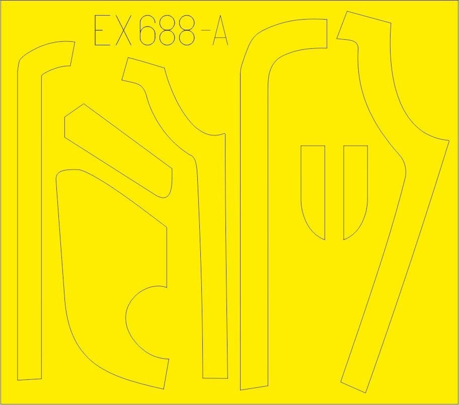 Eduard EX688 B-17G antiglare panels (VE production) 1/48 HKM
