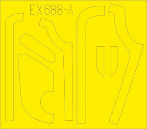 Eduard EX688 B-17G antiglare panels (VE production) 1/48 HKM
