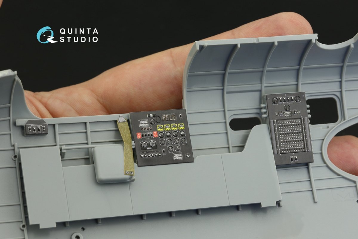 Quinta Studio QD32151 Avro Lancaster B. Mk.I 3D-Printed &amp;amp; coloured Interior on decal paper (HK Model) 1/32 – zdjęcie 11