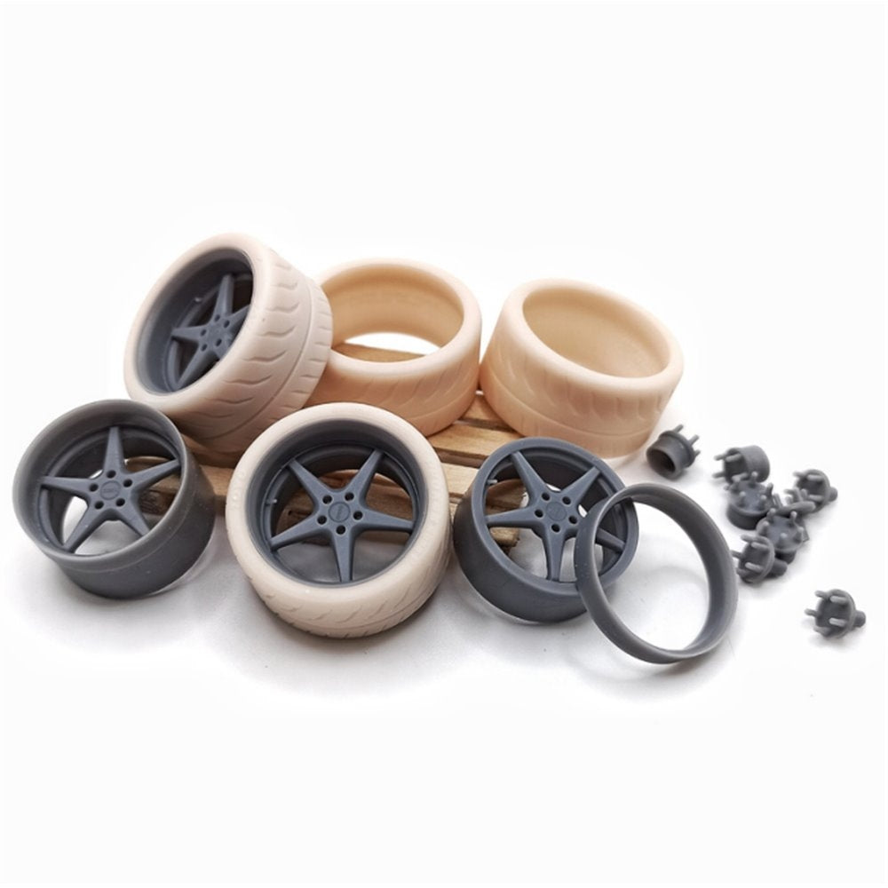 Yamamoto YMPRIM18 Ocean Mk18 18 Inch + Tyres Pro Kit 1/24 – zdjęcie 2