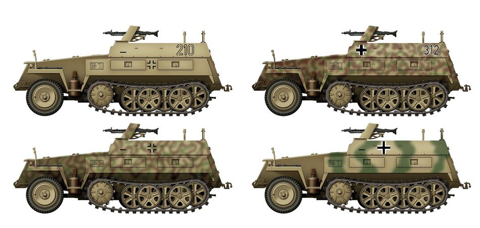 Das Werk DW35029 le.SPW Sd.Kfz.250/1 Ausf.B (neu) 1/35 – zdjęcie 2