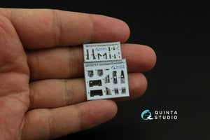 Quinta Studio QD72073 F-35A 3D-Printed &amp;amp; coloured Interior on decal paper (Italeri/Zvezda) 1/72 – zdjęcie 6