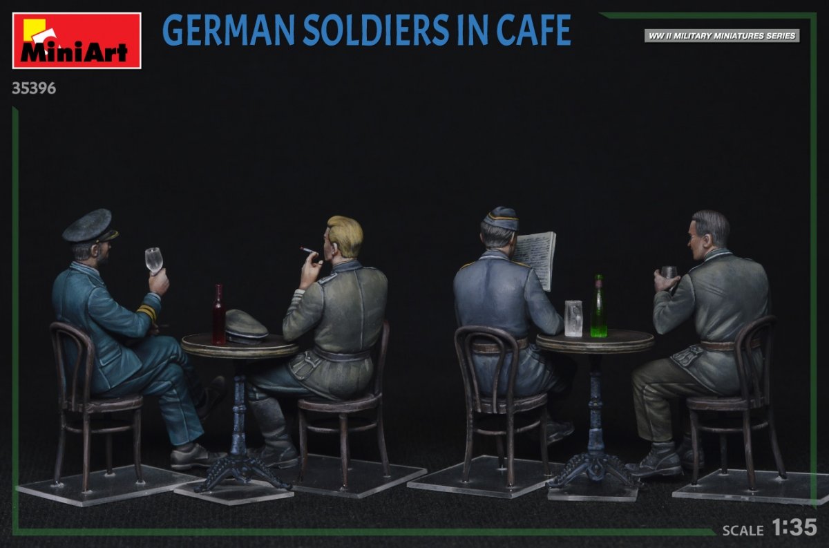 MiniArt 35396 GERMAN SOLDIERS IN CAFE 1/35 – zdjęcie 5