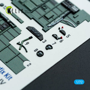 Kelik K72210 Bristol Blenheim Mk.IV - interior 3D decals for Airfix kit 1/72