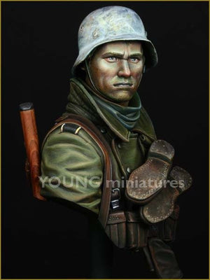 Young Miniatures YM1825 German Infantry Russian Front WWII 1/10 – zdjęcie 3