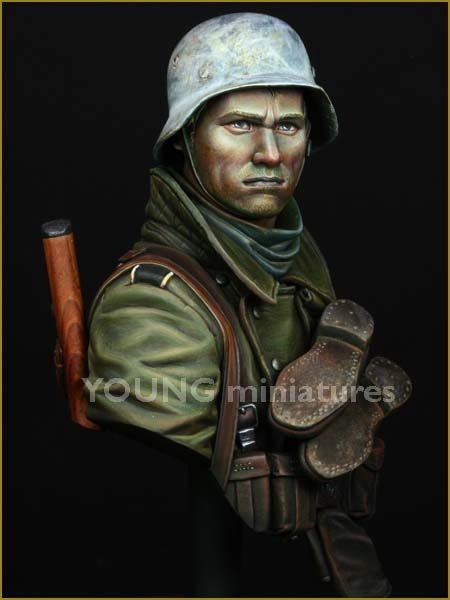Young Miniatures YM1825 German Infantry Russian Front WWII 1/10 – zdjęcie 3