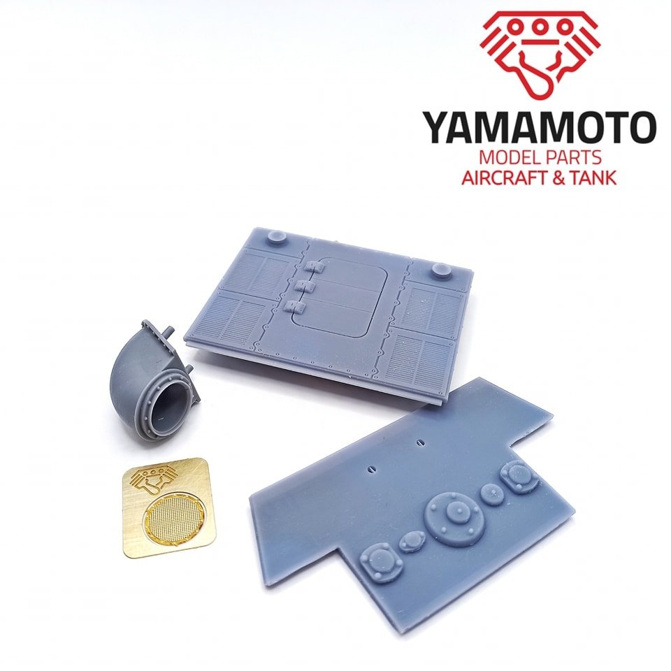 Yamamoto YMP3514 Gas Turbine GT101 for kit E-50/E-75 1/35 – zdjęcie 3