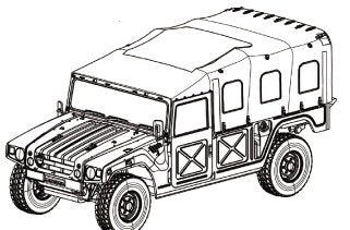 Fine Molds FM42 JGSDF HMV (Canvas Top/Personnel Carrier) 1/35 – zdjęcie 3