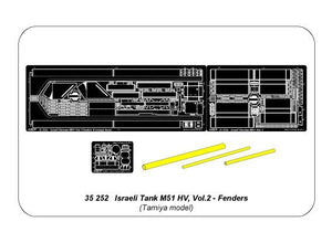 Aber 35252 Israeli Tank M51HV I Sherman – vol.2 Fenders 1/35 – image 5
