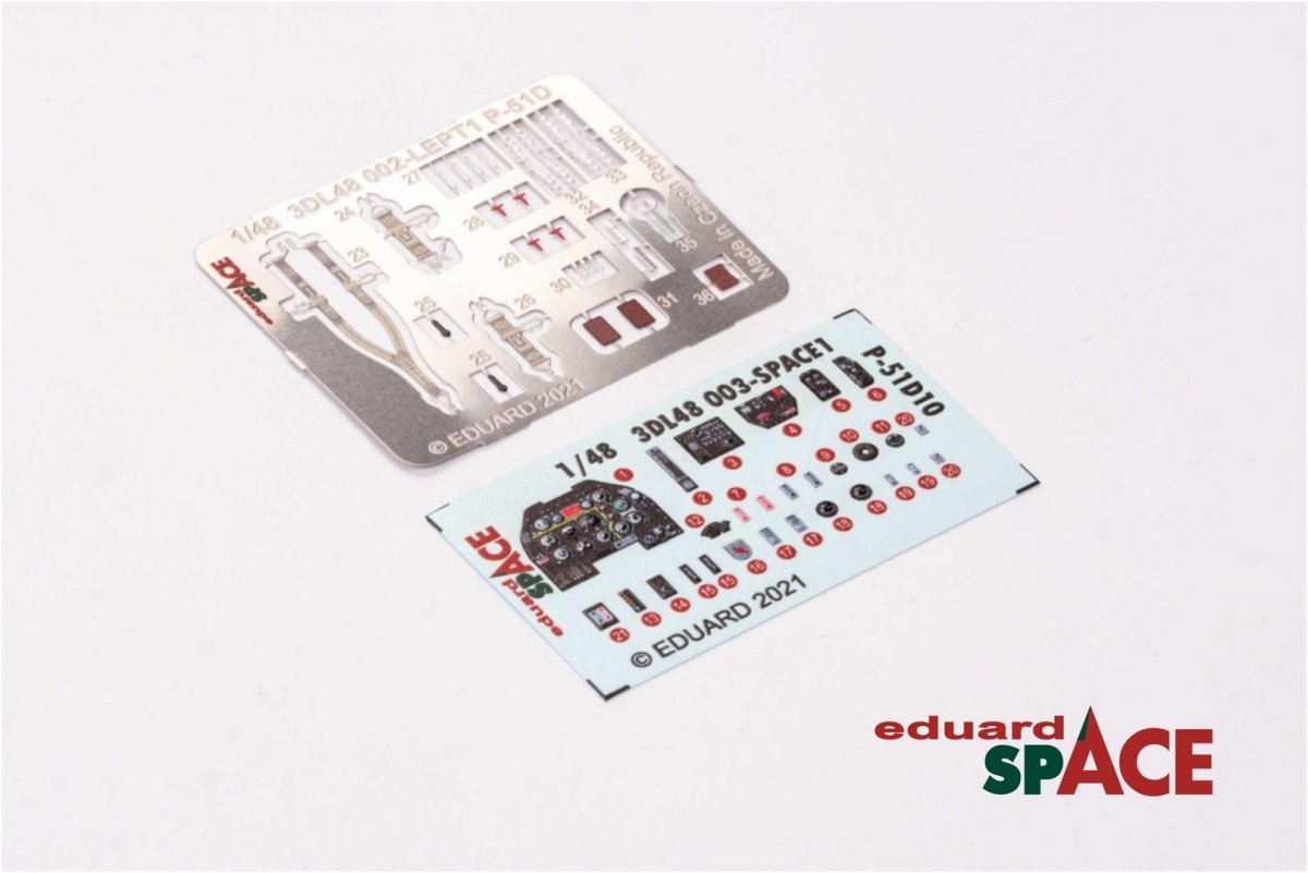 Eduard 3DL48003 P-51D-10 SPACE 3D for Eduard 1/48 – image 2