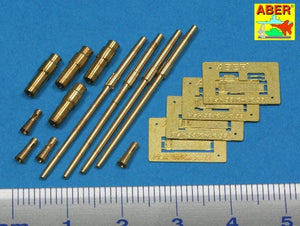 Aber 35L-087 Set of 4 German 2cm L/65 gun barrel for Flakvierling 38 1/35 – zdjęcie 2