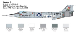 Italeri 2515 F-104 STARFIGHTER A/C 1/32 – zdjęcie 5