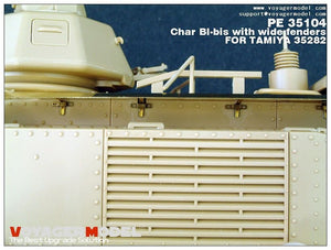 Voyager Model PE35104 WWII French Char BI-bis with wide fenders (B ver include Gun barrel) for TAMIYA 35282 1/35 – imagen 2