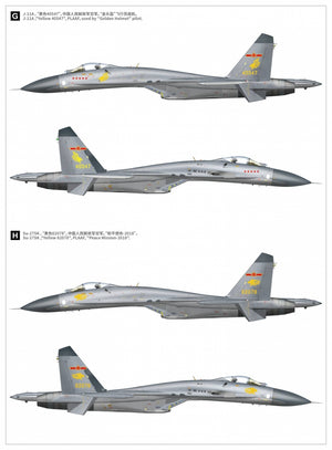 Great Wall Hobby S4818 Su-27 Flanker-B 30th Anniversary Service in China 1/48 – immagine 5