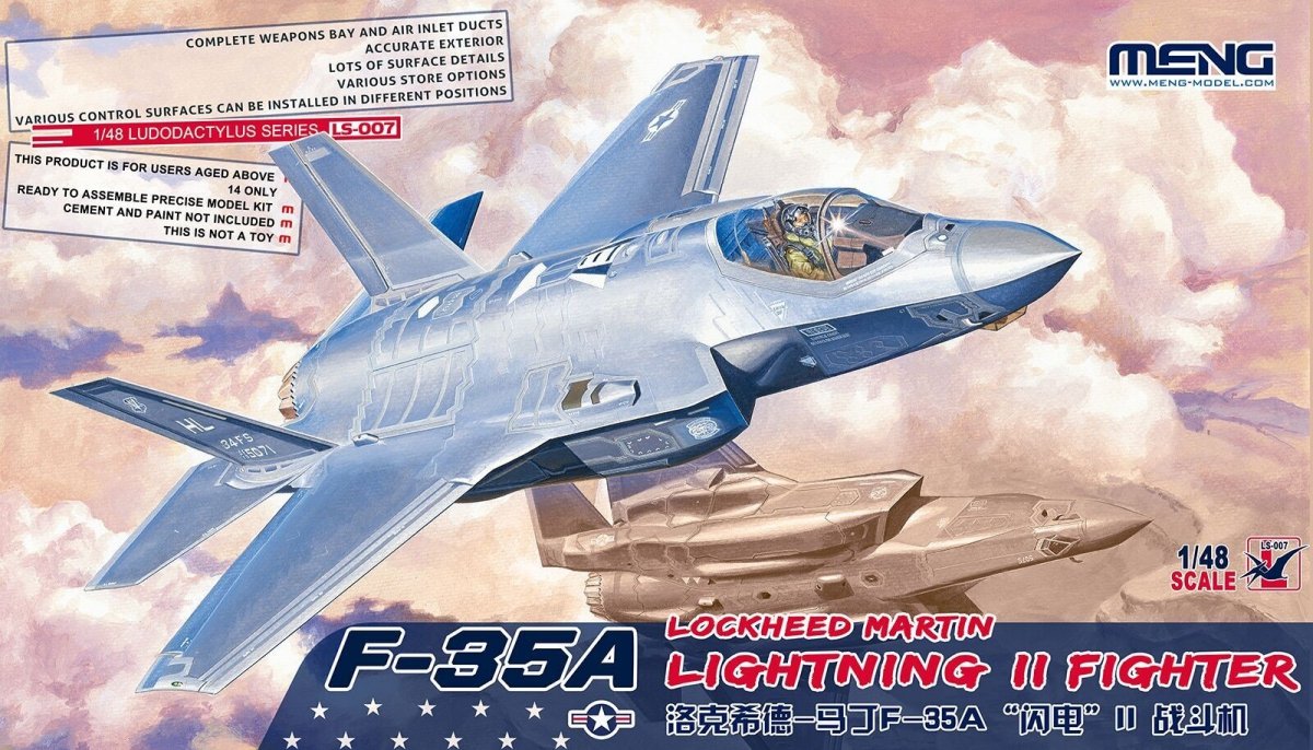 Maquette Meng LS-007 Lockheed F-35A Lightning II au 1/48