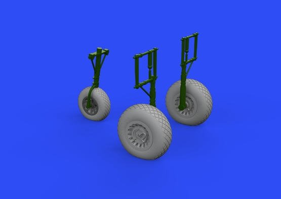 Eduard 632159 A-26 Invader wheels 1/32 HOBBY BOSS
