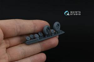 Quinta Studio QT48064 LaGG-3, MiG-3, La-5/La-7/La-9, Yak-7/Yak-9, I-185/250 Wheels (radial tread) (all kits) 1/48 – zdjęcie 3