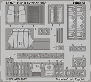 Eduard 48928 P-51D exterior MENG 1/48