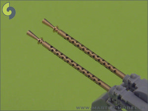 Master SM-35-002 Browning M2 aircraft .50 caliber (12.7mm) barrels with flash hiders (2pcs) – zdjęcie 4