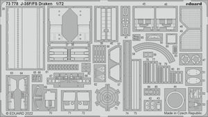 Eduard 73778 J-35F/ FS Draken HOBBY 2000, HASEGAWA 1/72 – image 2