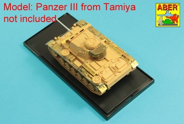 Aber 48A31 Grilles for Pz.Kpfw. III &amp;amp; Stug III Fit to Tamiya models: 32540; 32524; 32525; 32543; 1/48 – image 7