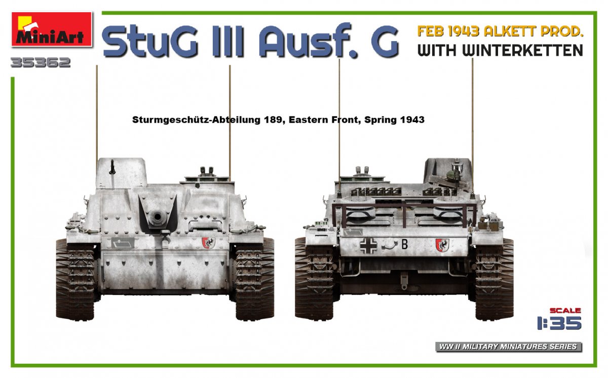 Mini Art 35362 StuG III Ausf. G FEB 1943 ALKETT PROD. WITH WINTERKETTEN 1/35 – Bild 8