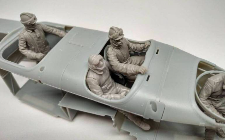 Copper State Models F32-022 AEG G.IV Bomber German Crew WWI Figures 1/32 – zdjęcie 3