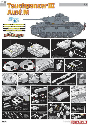 Cyber Hobby 6605 Pz.Kpfw.III Ausf.M Early Production mit Rahmen fur Schutzhulle 1/35