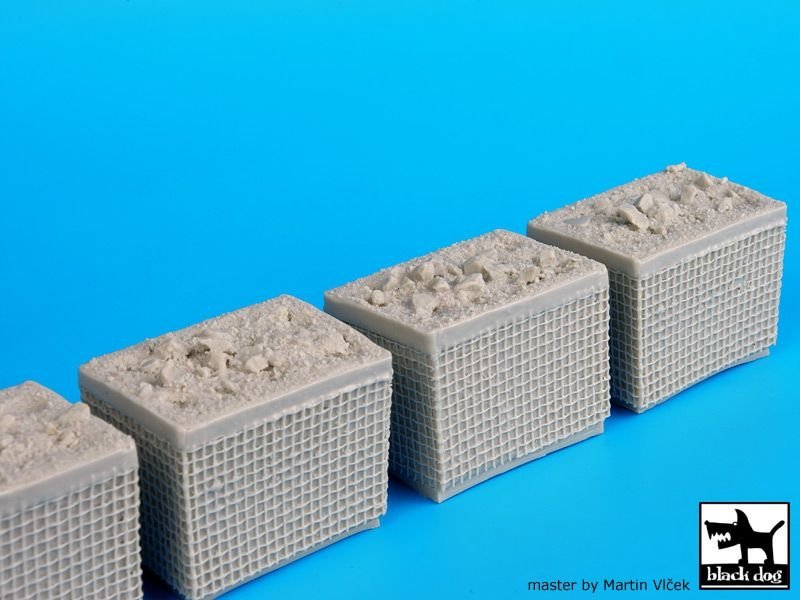 Black Dog D35017 Sandbag armored wall 3 1/35 – zdjęcie 3