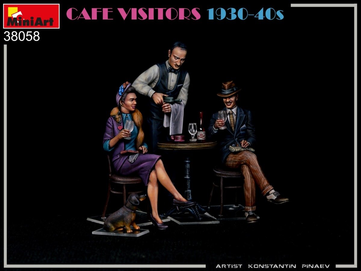 MiniArt 38058 CAFE VISITORS 1930-40S 1/35 – zdjęcie 2
