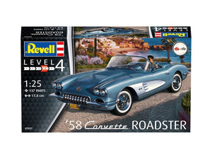 Revell 67037 58 Corvette Roadster Model Set 1/25 – zdjęcie 3