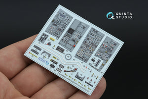 Quinta Studio QD+32230 Tornado IDS Italian 3D-Printed &amp;amp; coloured Interior on decal paper (Italeri) (with 3D-printed resin parts) 1/32 – zdjęcie 8