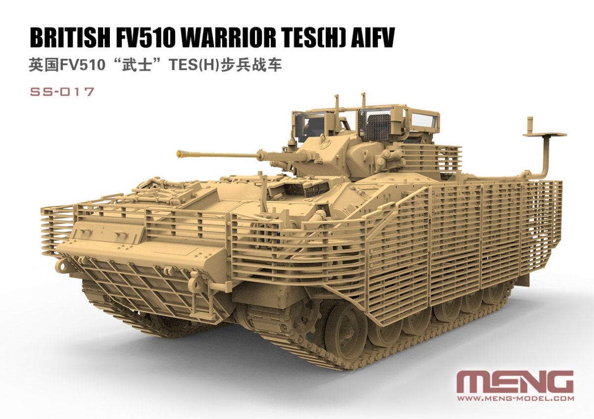 Meng Model SS-017 British FV510 Warrior TES(H) AIFV 1/35 – zdjęcie 3
